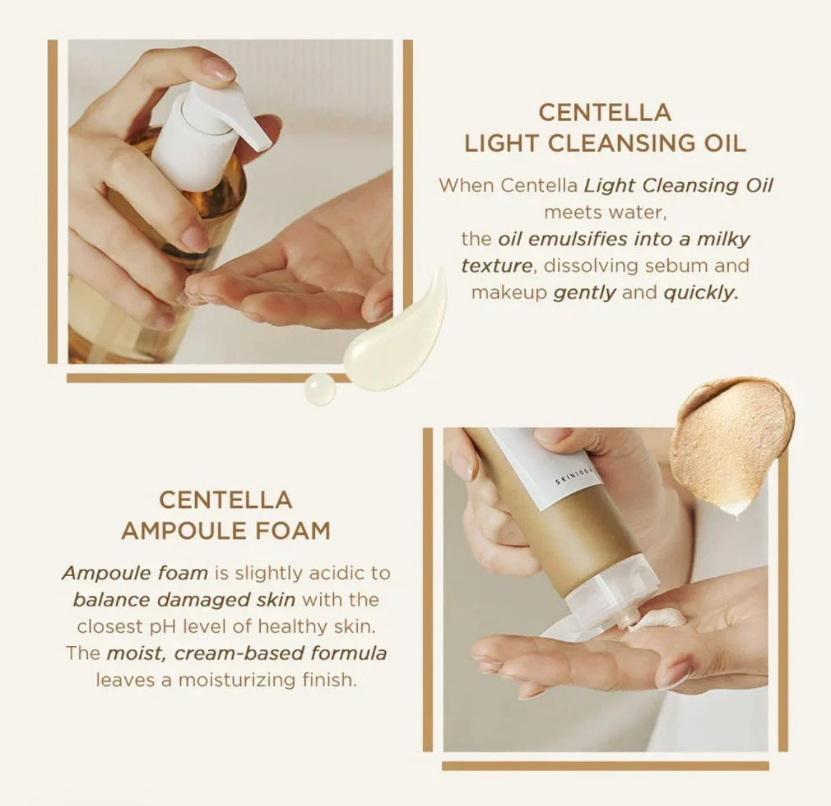SKIN1004 Centella Double Face Cleansing Set Exfoliating Calming & Hydrating