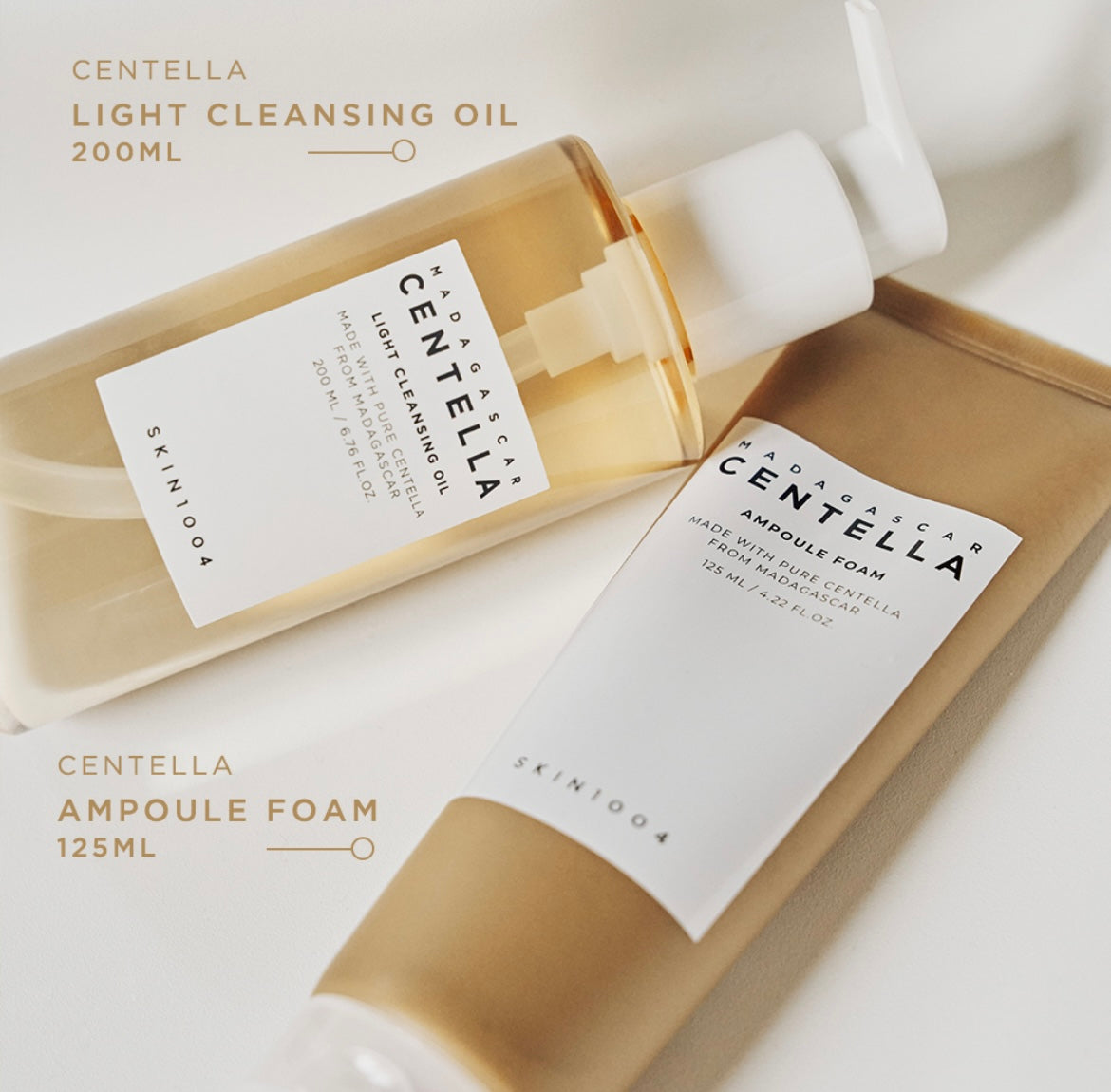 SKIN1004 Centella Double Face Cleansing Set Exfoliating Calming & Hydrating