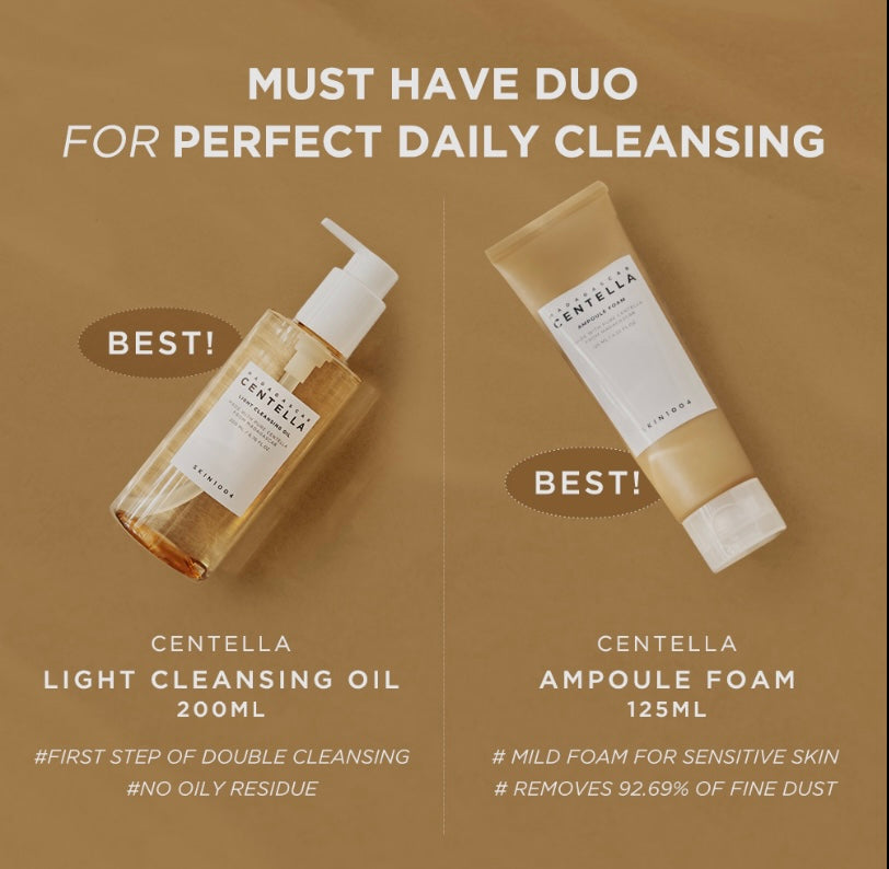 SKIN1004 Centella Double Face Cleansing Set Exfoliating Calming & Hydrating