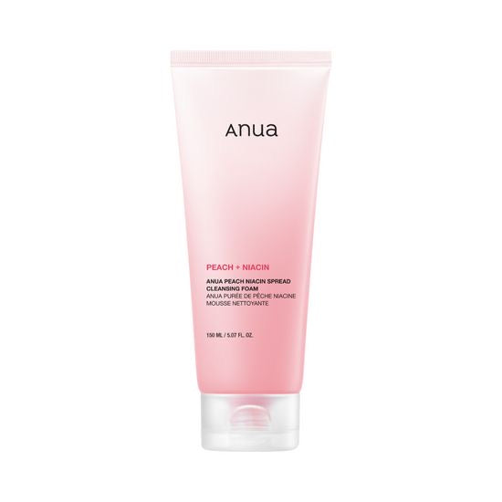 Anua Peach Niacin Spread Cleansing Foam Brightening & Hydrating Cleanser